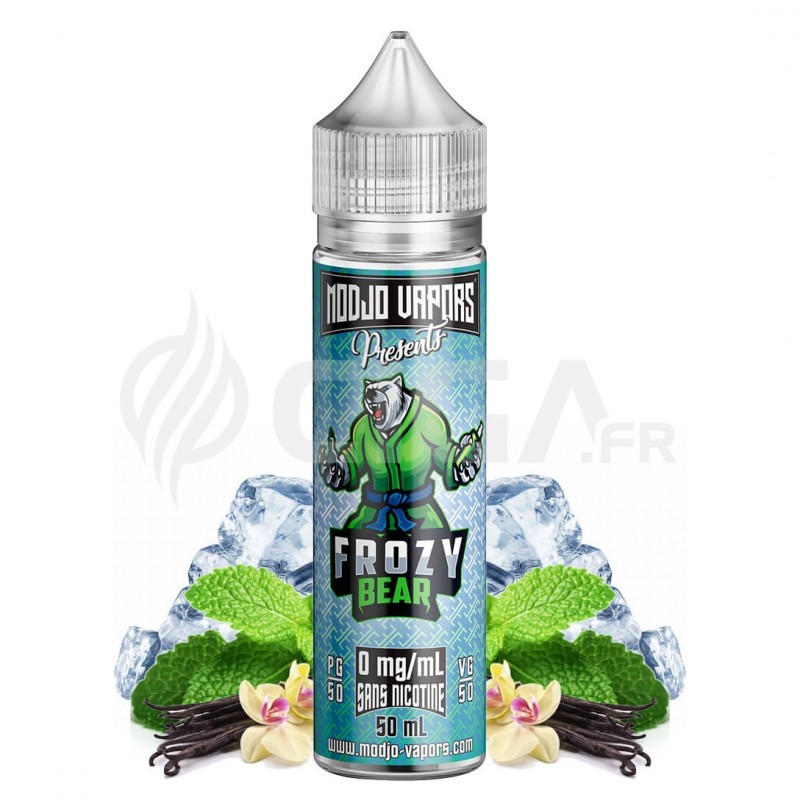 E-liquide Frozy Bear en 50ml de Modjo Vapors de Liquidarom. E-liquide Frozy Bear en 50ml de Modjo Vapors de Liquidarom.