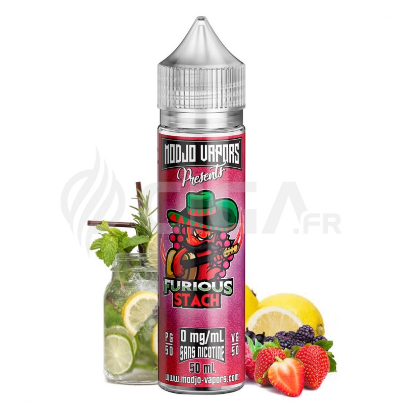 E-liquide en 50ml Furious Stach de Modjo Vapors de Liquidarom. E-liquide en 50ml Furious Stach de Modjo Vapors de Liquidarom.