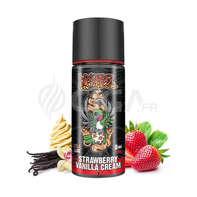 E-liquide Strawberry Vanilla Cream 70ml de My's Vaping. E-liquide Strawberry Vanilla Cream 70ml de My's Vaping.