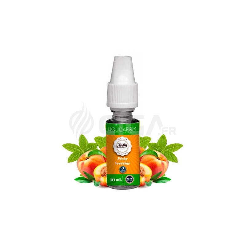 E-liquide Pêche Verveine de Tasty Collection de Liquidarom. E-liquide Pêche Verveine de Tasty Collection de Liquidarom.