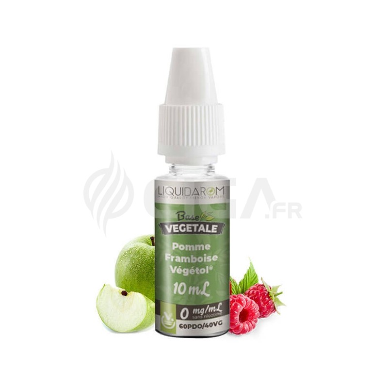 E-liquide Pomme Framboise au Végétol de Liquidarom Base Végétale. E-liquide Pomme Framboise au Végétol de Liquidarom Base Végétale.