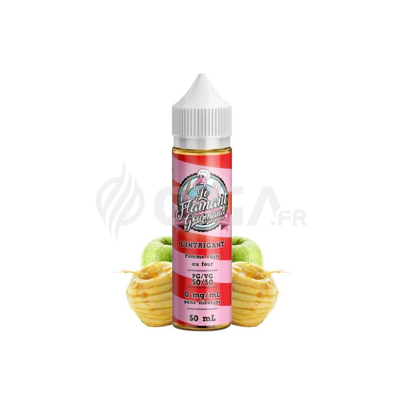 E-liquide L'intriguant 50ml du Le Flamant Gourmand de Liquidarom. E-liquide L'intriguant 50ml du Le Flamant Gourmand de Liquidarom.