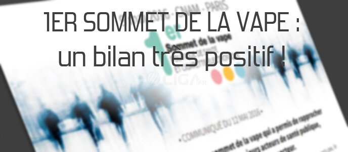 1er sommet de la vape : un bilan très positif ! 1er sommet de la vape : un bilan très positif !