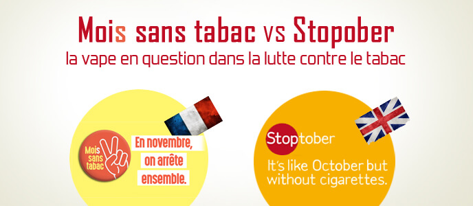 Mois sans tabac vs Stoptober : la vape en question dans la lutte contre le tabac