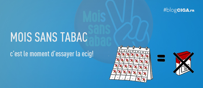 Mois sans tabac : c’est le moment d’essayer la cigarette électronique ! Mois sans tabac : c’est le moment d’essayer la cigarette électronique !